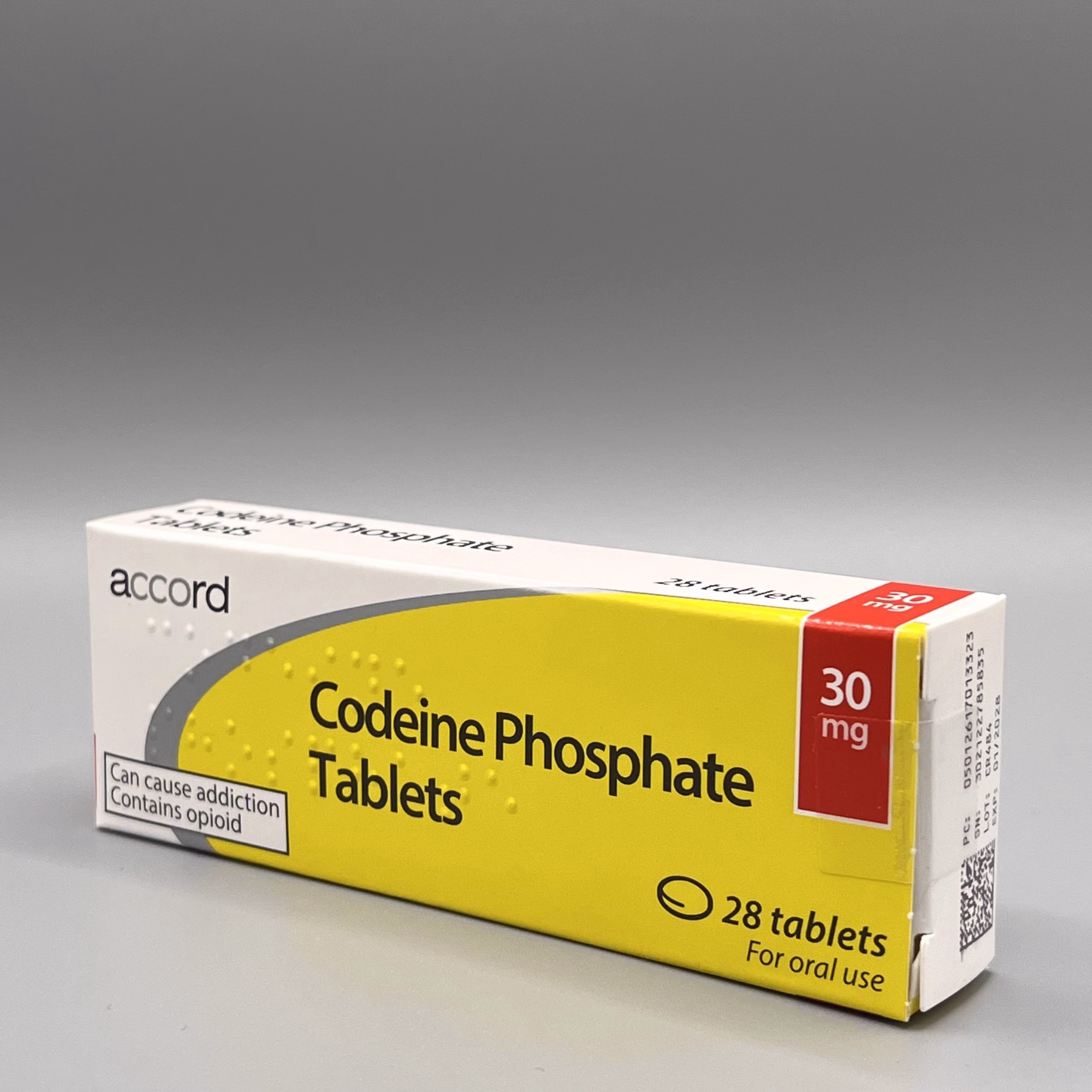 Codeine Phosphate 30mg Tablets - Accord