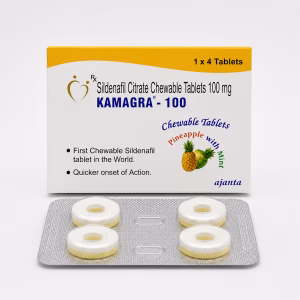 Kamagra Polo Chewable Pineapple with Mint