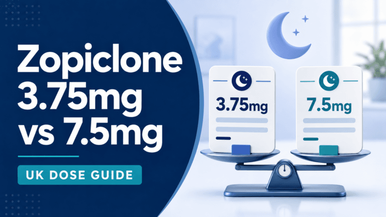Zopiclone 3.75mg vs 7.5mg UK Comparison Guide